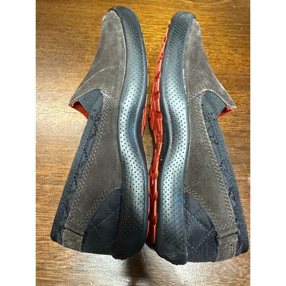 Crocs Suede Anyweather Loafer Slip On Shoe Women 9.5 Brown Neutral Comfort Comfy - Picture 5 of 8